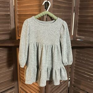 Waffle Knit Kids Dress